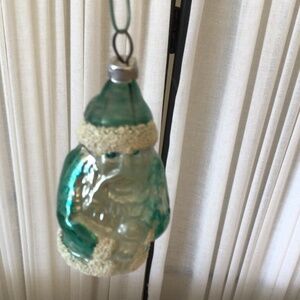 Vintage Glass Santa